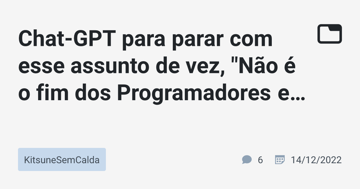 ChatGPT Para Discordar