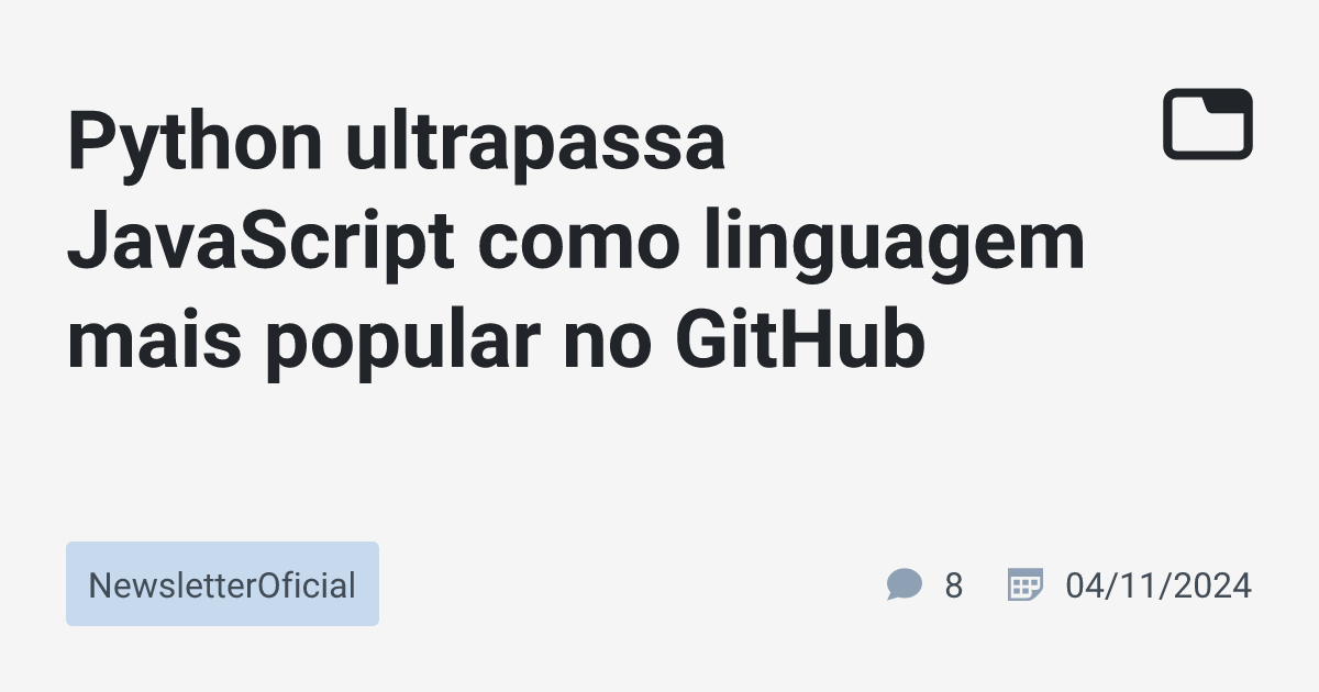 Python ultrapassa JavaScript como linguagem mais popular no GitHub ...