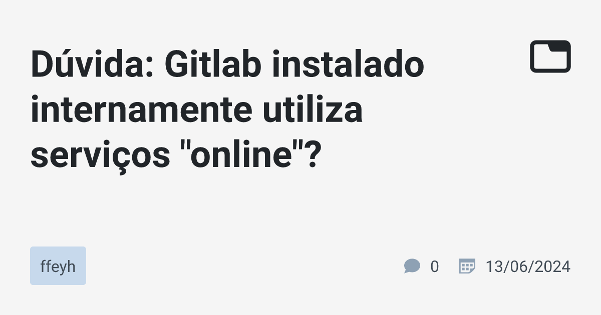 D vida gitlab instalado internamente utiliza servi os online