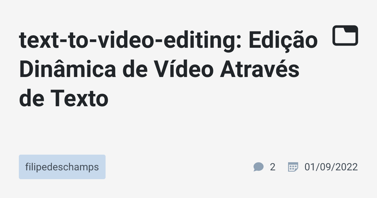 text-to-video-editing: Edição Dinâmica de Vídeo Através de Texto ...