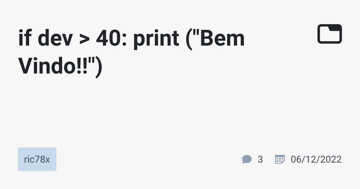 if dev > 40: print (