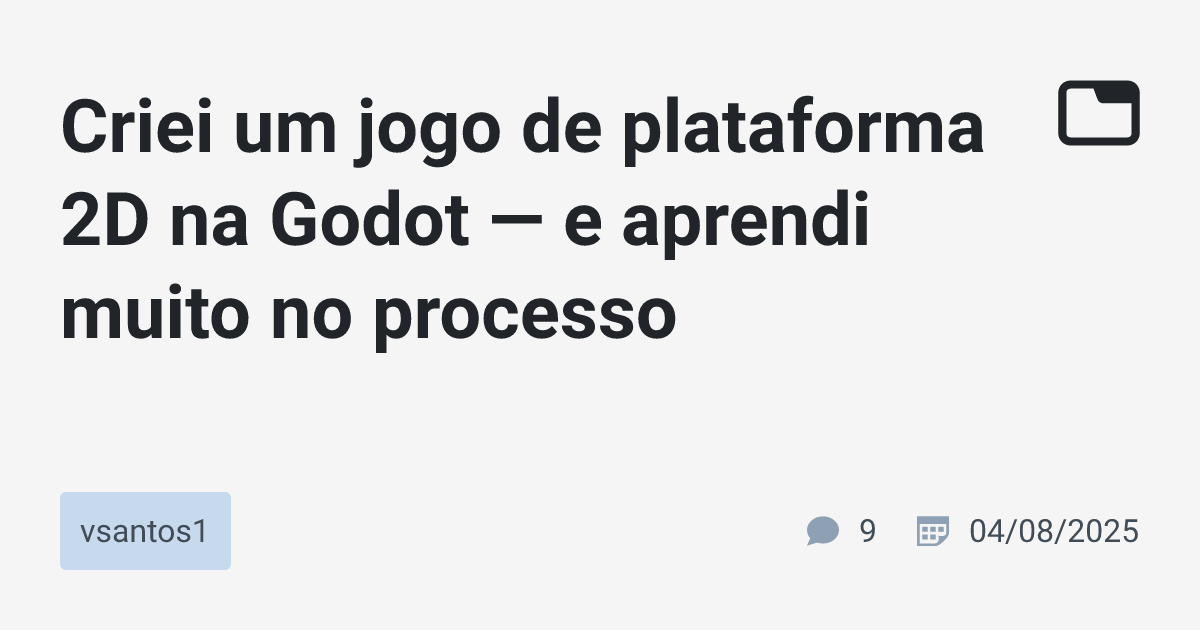 Criei um jogo de plataforma 2D na Godot — e aprendi muito no processo ...